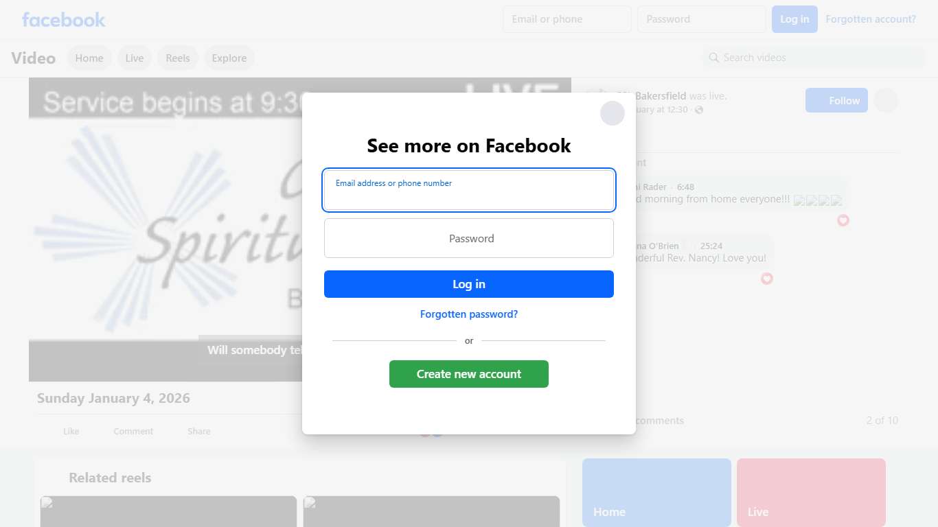 TITLE: The Thing Itself DESCRIPTION: Speaker: Rev. Dr. Nancy Berggren Special Music: Jordan Sandhu Congregational Music: Cyndy Rothermel & Merritt Holloway Practitioner: Ann Kinnett Emcee: Ann Kinnett -- -- Thank you for gracing us with your presence and support, Donations are welcomed with the links below, Blessings & Namaste. PO Box 617 93302 https://www.centerforspirituallivingbakersfield.com/ https://www.paypal.com/cgi-bin/webscr?cmd=_s-xclick&hosted_button_id=9RVS5NMEF7UEY&source=url | CSL 